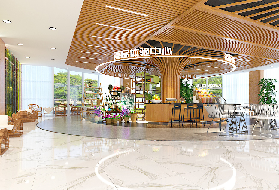 北京超市装修设计效果图